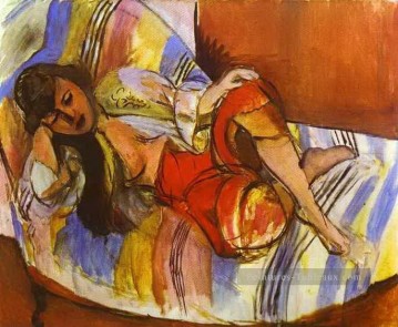 Odalisque 1923 fauvisme abstrait Henri Matisse Peinture à l'huile